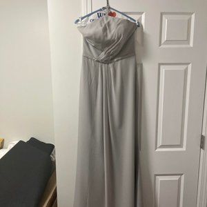 Brideside Danai Bridesmaid Dress in Early Grey, size 8. Never worn.